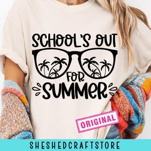 Schools Out For Summer SVG PNG PDF, Teacher Life Svg, Funny Teacher Svg, Last Day Of School, Silhouette, Cricut, Cut File, Digital Download