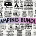 Camping Svg Bundle, Camp Life Svg, Campfire Svg, Dxf Eps Png, Silhouette, Cricut, Cameo, Digital, Vacation Svg, Camping Shirt Design, Funny