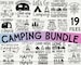 Camping Svg Bundle, Camp Life Svg, Campfire Svg, Dxf Eps Png, Silhouette, Cricut, Cameo, Digital, Vacation Svg, Camping Shirt Design, Funny 