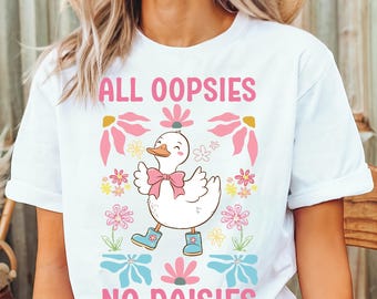 Alle Oopsies No Gänseblümchen PNG Trendige Vintage Blumen Sublimation Sarkasmus Png, Boho Blumen Png, Vintage Blumen Png Wildblumen Png Blumen Frühling