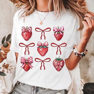 Strawberries coquette png, vintage strawberry png, strawberry festival png, berry png, summer png, strawberry clipart, Boho sublimation, dtf