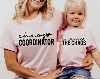Mama and Mini SVG,  Mommy and Me Svg, Mommy And Me Shirt Svg, Chaos Coordinator Svg, Mother's Day Svg, Onesie Svg, Mom Mode Svg, Mom Svg