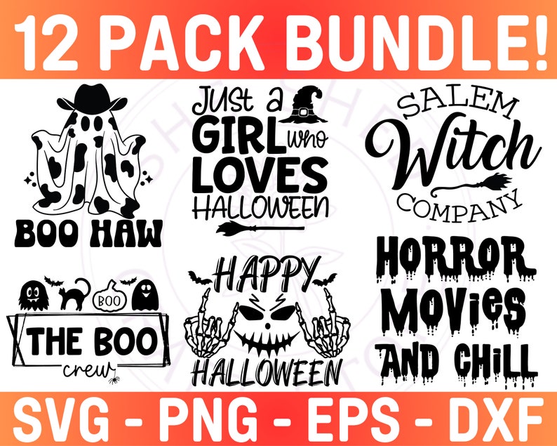 Halloween Svg Bundle, Witch Svg, Funny Halloween Svg, Halloween Shirt ...