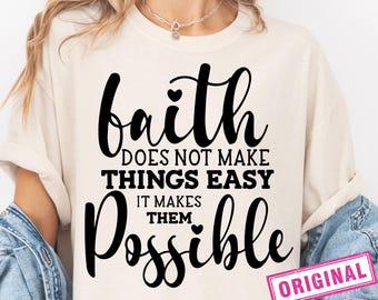 Faith Christian SVG, Bible Verse Proverbs Design (Digital Download)