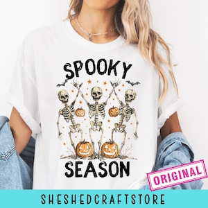 Spooky Season Png, Retro Halloween Png, Halloween Png, Halloween Sublimation Designs, Skeleton Png, Spooky Vibe Png, Halloween Shirt Designs