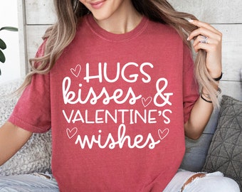 Hugs and Kisses SVG, Xoxo Svg, Valentines Day Svg, Be Mine Svg, Valentine Shirt Svg, Silhouette, Cricut, Cut File, Digital Download