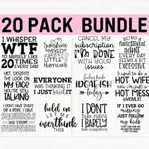 Bundle Svg sarcastique, fichiers Svg sarcastiques, Svg citations drôles, Dxf Eps Png, Silhouette, Cricut, camée, numérique, sarcasme Svg, lot de chemise