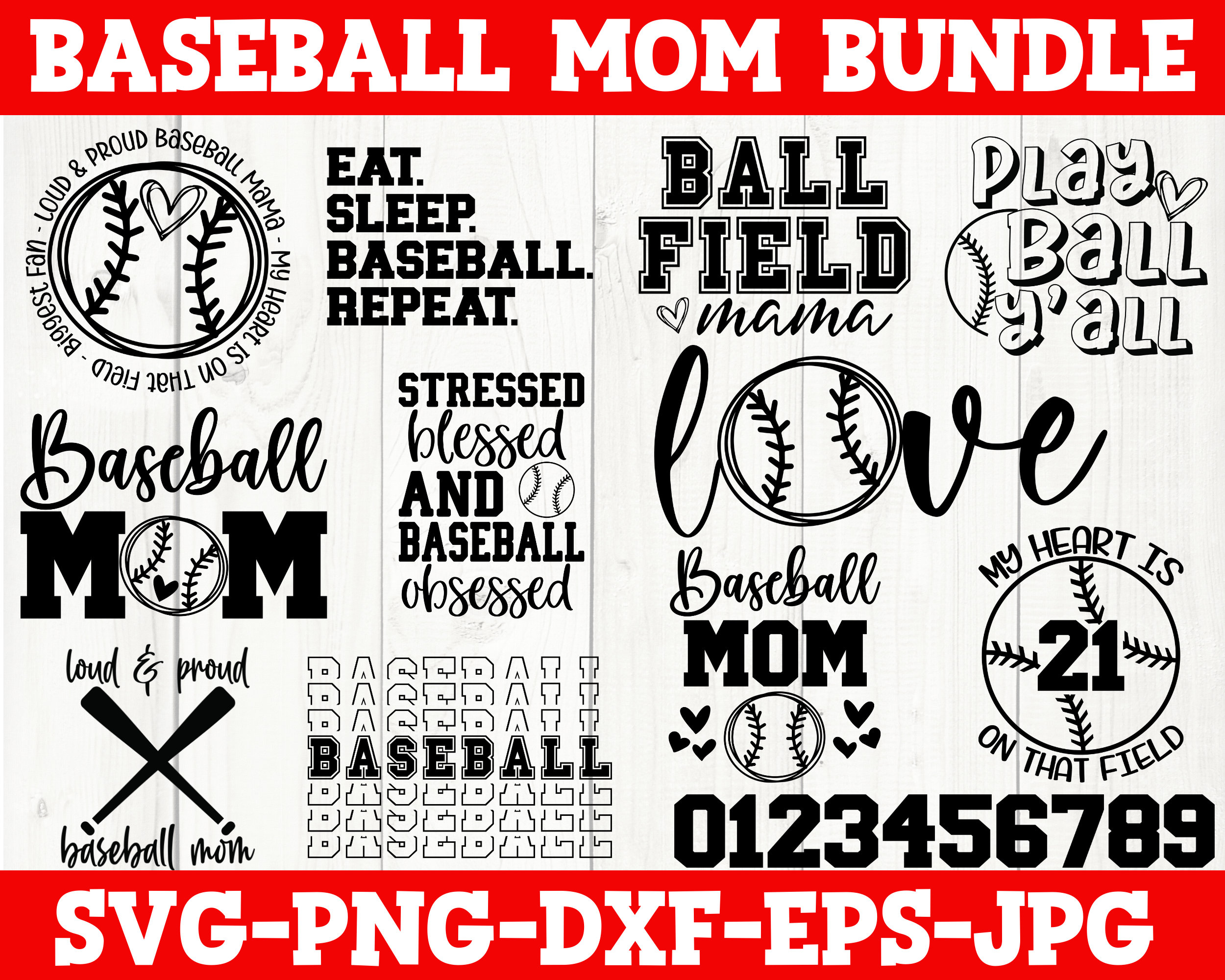 Baseball Mom Bundle Baseball Mom Bundle