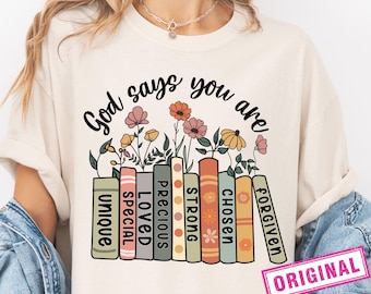 God says you are unique png sublimation design download Christian png bible verse png floral png design sublimate designs download
