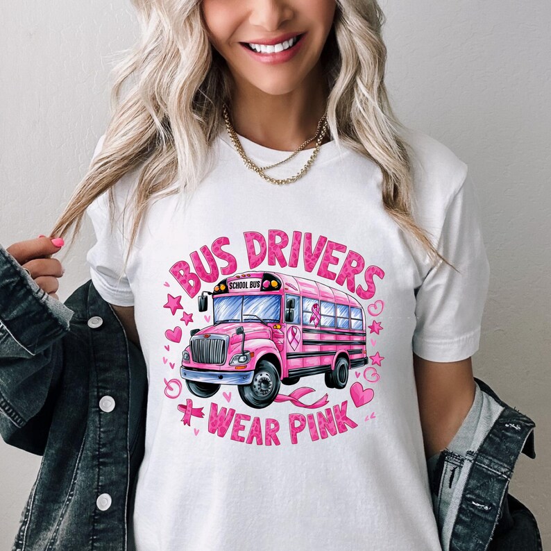 Breast Cancer Bus Driver Png, Cancer Sublimation Design Download,cancer ...