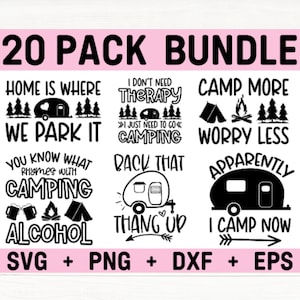 Camping SVG Bundle, Camping Hoodie SVG, Camping Life svg, Happy Camper svg, Camping Shirt svg, Hiking svg, Cut Files for Cricut, Silhouette