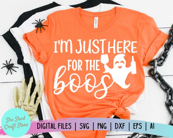 Download Here For The Boos Halloween Svg Cute Ghost Svg Alcohol Svg Etsy