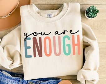 You Are Enough Christian SVG, Bible Verse Svg, Religious Svg, Proverbs Svg, Christian T-shirt Svg, Silhouette, Cricut, Cut File, Sublimation