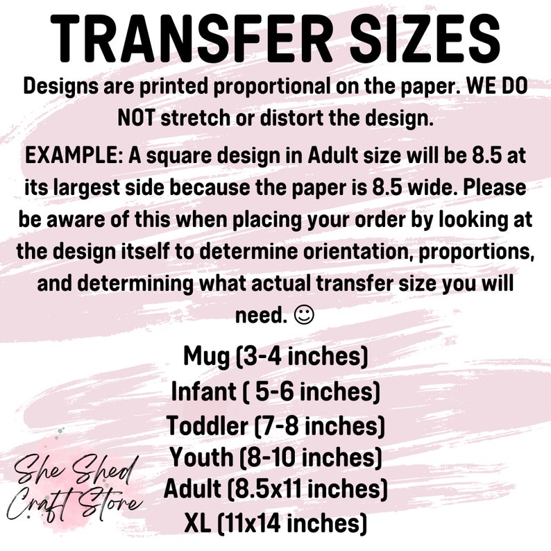SUBLIMATION TRANSFERS Ready to Press Sublimation Prints Etsy