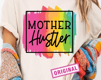 Mom Hustler Sublimation Png File, Mom Life Png, Sublimation Design, Digital, DTG Designs, Mom Sublimation File, Mom Sublimation Printable