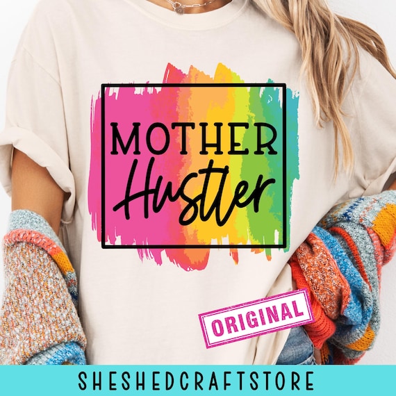 Mom Hustler Sublimation Png File, Mom Life Png, Sublimation Design, Digital, DTG Designs, Mom Sublimation File, Mom Sublimation Printable