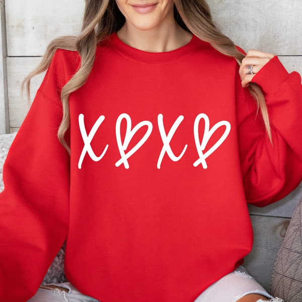 Hugs and Kisses SVG PNG PDF, Xoxo Svg, Heart Svg, Valentine Svg, Love Svg, Valentine Shirt Svg, Hello Valentine Shirt, Valentine's Day Svg