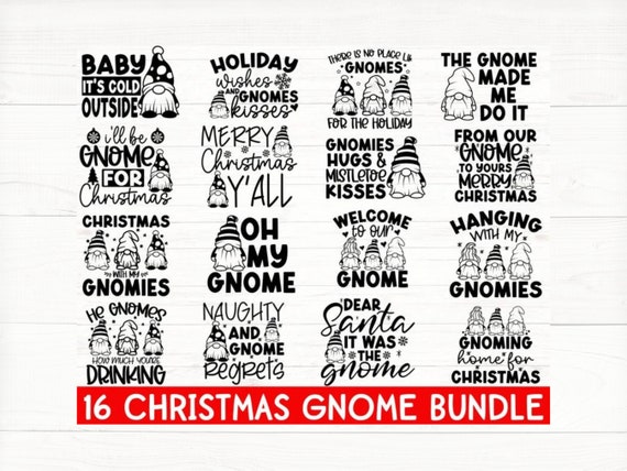 Christmas Gnome Svg Bundle, Merry Christmas SVG PNG PDF, Funny Christmas Svg, Christmas Sign Svg, Christmas Svg Bundle, Christmas Quote Svg
