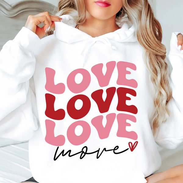 Love More SVG PNG, Xoxo Svg, Heart Svg, Valentines Svg, Love Svg, Valentine Shirt Svg, Hello Valentine Shirt, Valentine's Day Svg