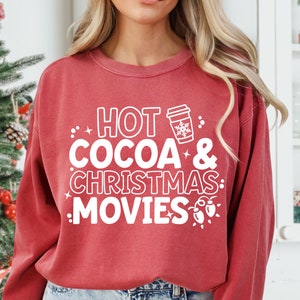 Hot Cocoa and Christmas Movies SVG, Funny Christmas Svg, Christmas Sign Svg, Christmas Shirt Png, Family Christmas Svg, Cricut Cut Files