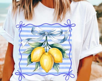 Retro Fancy Lemon Coquette Bow Sublimation Png, Lemon Everyday Png, Preppy Design png, Little girl png, Trendy Lemon Png, Summer Png Designs