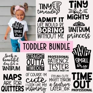Toddler SVG PNG PDF Bundle, Cool Kids Svg, Sassy Svg, Toddler Svg, Baby Sayings Svg, Svg Files For Cricut, Baby Girl Svg, Baby Boy Svg
