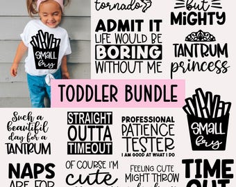 Toddler SVG PNG PDF Bundle, Cool Kids Svg, Sassy Svg, Toddler Svg, Baby Sayings Svg, Svg Files For Cricut, Baby Girl Svg, Baby Boy Svg