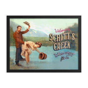 Schitt&#39;s Creek Welcome Sign - Town Billboard Print - Ideal Schitt&#39;s Creek Gift - Unique Schitt&#39;s Creek Decor & Wall Art