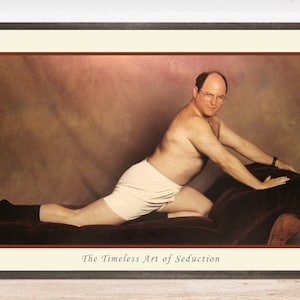 L'arte senza tempo della seduzione, stampa di Seinfeld, stampa di George Costanza, poster di Seinfeld, stampa dell'arte senza tempo della seduzione, George Costanza