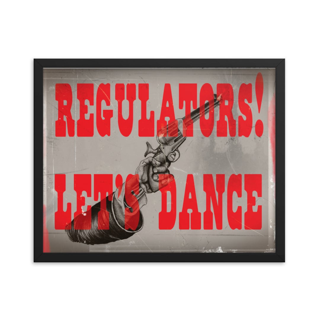 Mr Robot Poster Regulators, Let's Danc' Young Guns Valentines Gift for