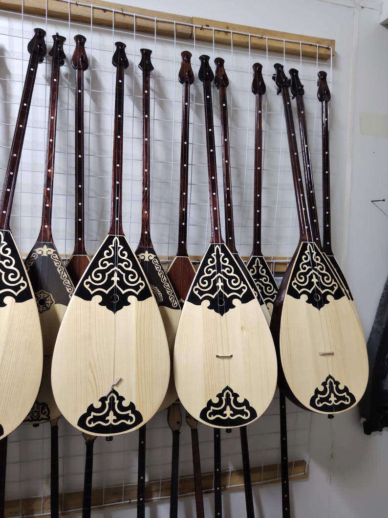 Simbulaw Instruments Dombra Made of Pine and Birch, a National Musical Instrument of the ...
