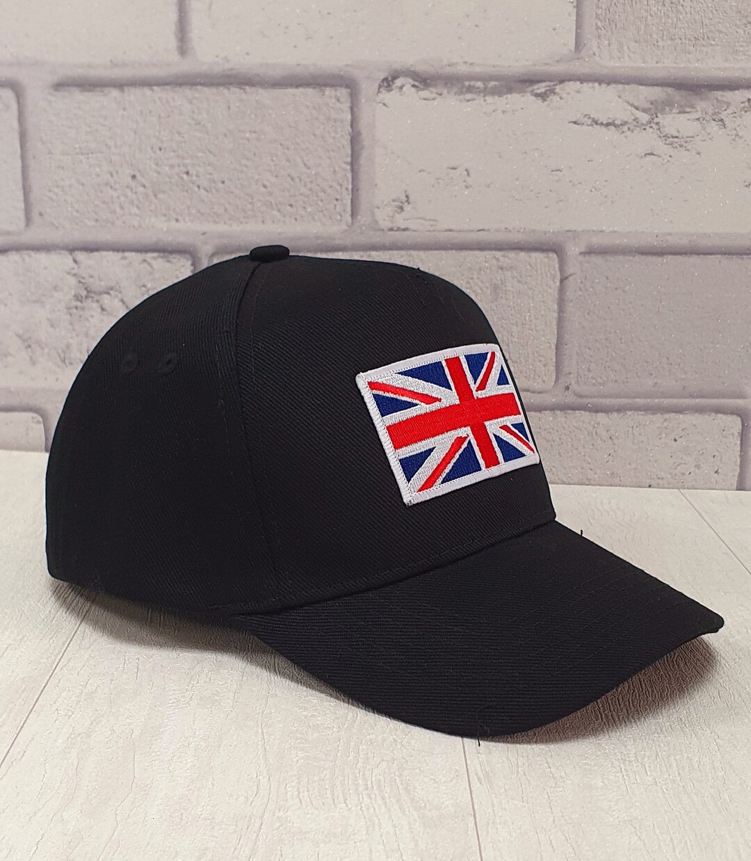 United Kingdom Baseball Cap Union Jack Badge Great British Flag on Cap