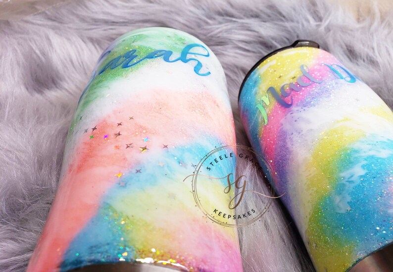Rainbow Opal Tumblers