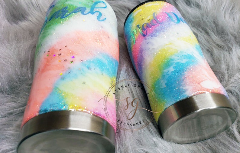Rainbow Opal Tumblers