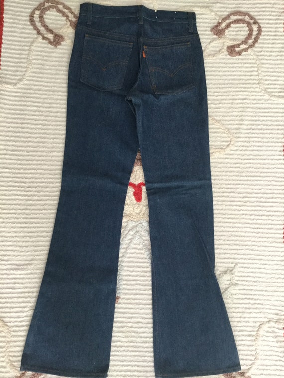 Vintage 1970s Deadstock Levi’s Orange Tab Flared … - image 2