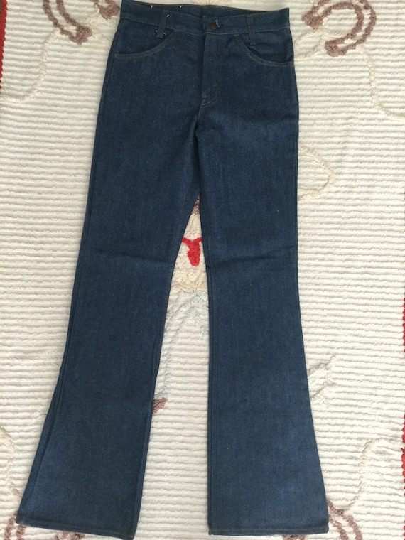 Vintage 1970s Deadstock Levi’s Orange Tab Flared … - image 1