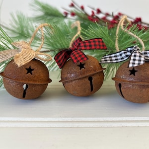 Rustic Metal Bell Ornament (Set of 8) main image 0