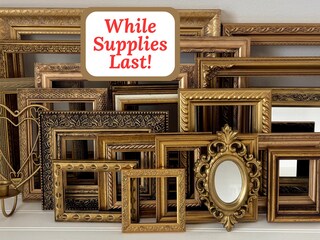 Cornice Vintage Oro 6×8 Con Tappetino Per Foto 5×7 – Ornata Barocca – MYUANXI – Da Tavolo O Parete