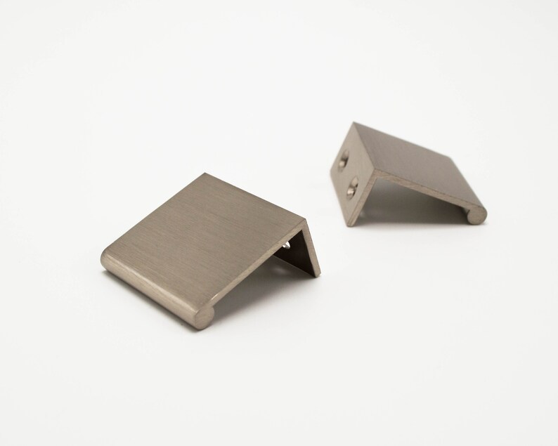 Modern Edge Tab Pull Drawer Pull Pull Etsy