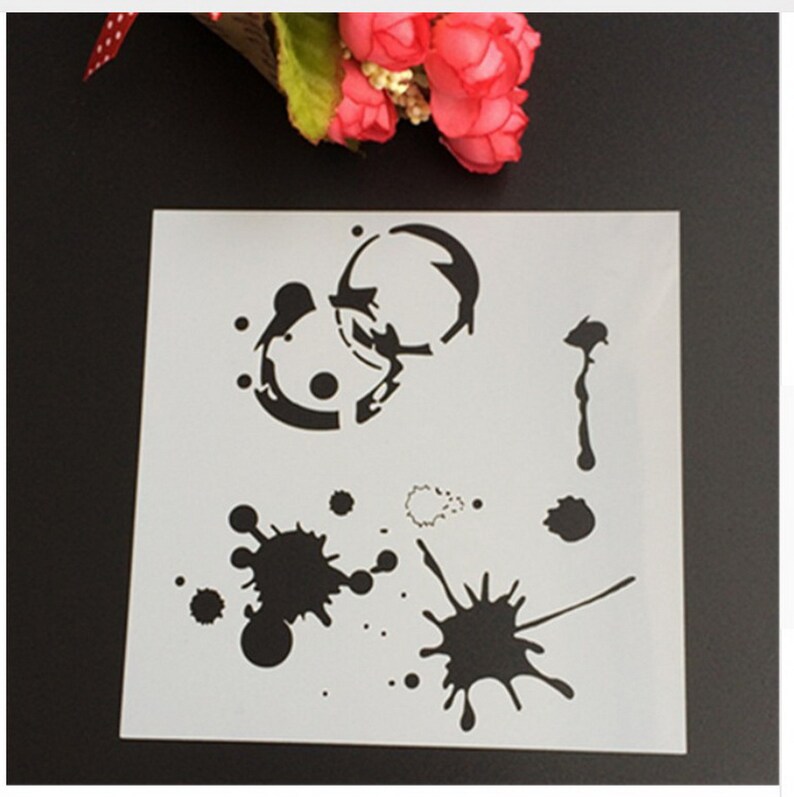 White Birch Layering Stencils Scrapbooking Photo Album Embossing DIY Card Craft