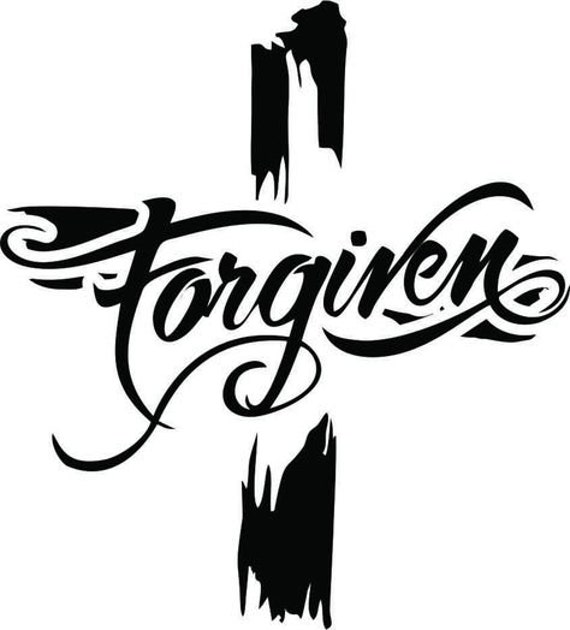 Forgiven on Cross Easter SVG | Etsy