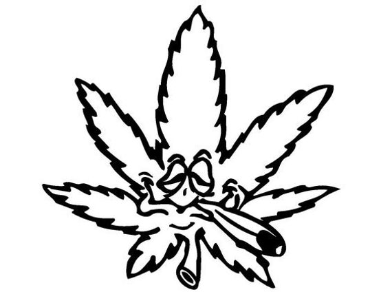 Funny Pot Leaf SVG Digital Download Cut File - Etsy