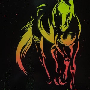Horse- Original Spray Paint  Art By Dimkad Art