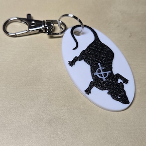 Ghost Rats 3d printed keychain