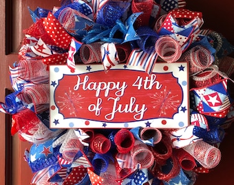 Happy 4th of July Wreath