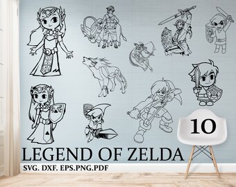 Zelda Vector File Etsy