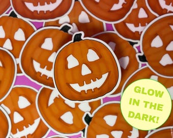 Halloween II Pumpkin Glow Stickers