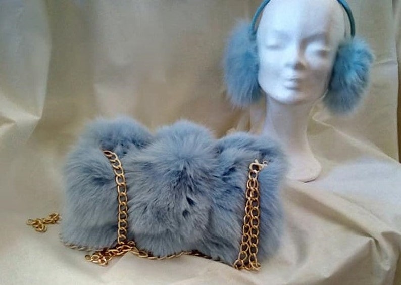 Crossbody Fur Bag Fur Bag Fur Accessories Small Fur Bag Etsy
