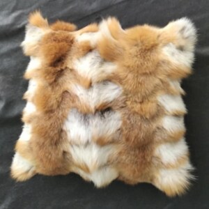 Pelz Fuchs Kissenbezug, 40x40cm, dekorative Kissen