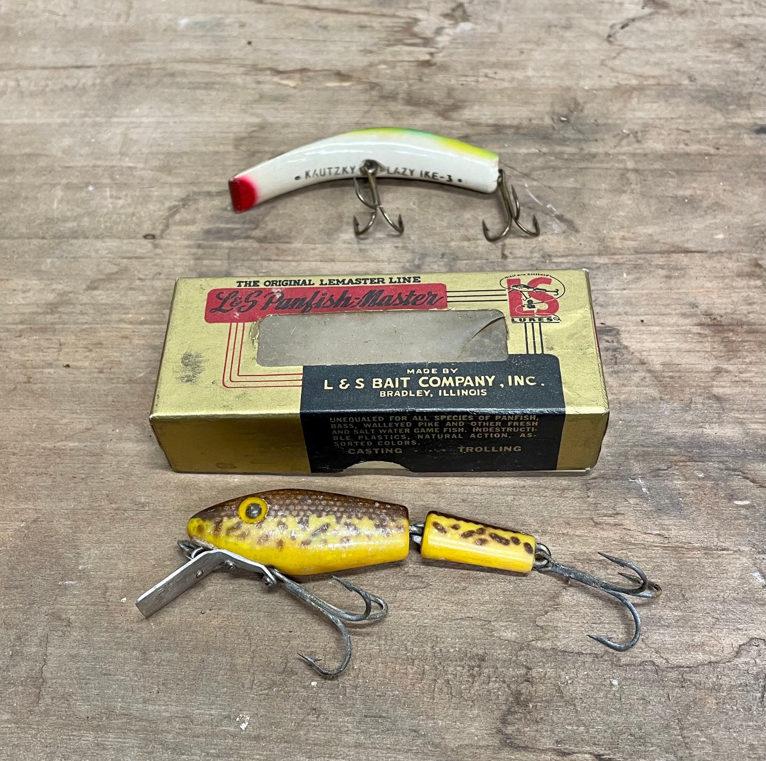 Two Lures One Original Box Lemaster Line L&S Panfish Master Model